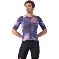 Castelli Aero Race 8s Short Sleeve Jersey Violet M Homme