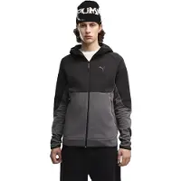 Puma Tech Slim Elevated Full Zip Sweatshirt Noir M Homme