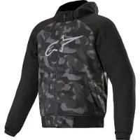 Alpinestars Chrome Camo Sport Sweat à capuche zippé de moto Taille