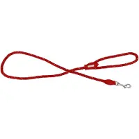 Barry King Smycz dla psa, Rope, czerwona, sznur odblaskowy, 120cm/6mm (Chien)