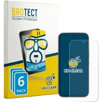 BROTECT Protection Clair (6 pcs, Honor 600), Téléphone portable : film de protection, Transparent