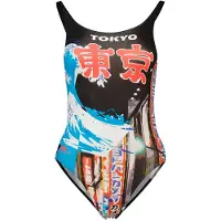 Turbo Tokyo Pro Resist Swimsuit Bleu 3XL Femme