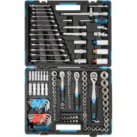 Güde Mallette à outils - GÜDE - GWZK 157 - 157 pièces - Acier chrome-vanadium - Coffret pratique