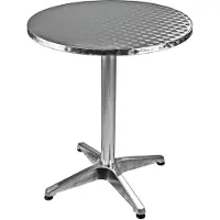 Dema Table de bistrot 60 cm Alu