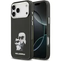 Karl Lagerfeld Iml Aquarelle Karl & Choupette & Logo Magsafe Iphone 17 Pro Phone Case Noir