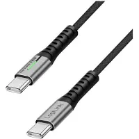 Logilink CU0424 Câble USB 2.0 avec LED, connecteurs USB-C - USB-C, 2,0 m