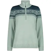 CMP 7h76506 Half Zip Sweater Vert 3XL Femme