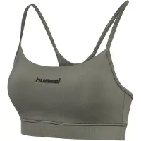 Hummel Prima Medium Impact Sports Bra Gris M Femme