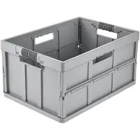 Keeeper Boîte pliante Benno avec poignées souples 45,0 l 54 x 37 x 27,5 cm gris nordique