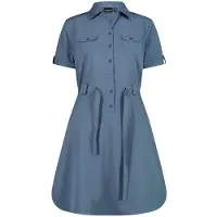 CMP 35n5647 Short Sleeve Dress Bleu 2XS Femme