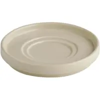 Aps Untertasse THE GRID beige Ø 12,5 cm, 1 St., Soucoupe, Beige