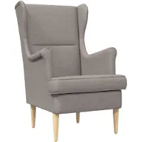 vidaXL fauteuil Taupe tissu