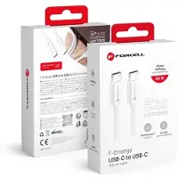 Forcell Câble type C vers type C QC4.0 3A/20V PD60W C338 3m blanc