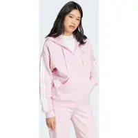 Adidas Essentials 3 Stripes Fleece Full Zip Sweatshirt Rose XS / Regular Femme