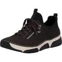 Rieker Chaussure de sport à lacets brun foncé