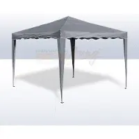 Dema Tente pliante en aluminium/métal, 3 x 3 mètres, grise