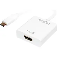 Logilink Adaptateur USB C 3.2 vers HDMI 4K 30 Hz noir (pack de 1 soft)