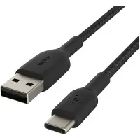 Belkin Câble USB-A vers USB-C 1 m Noir Nylon