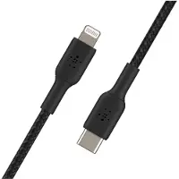 Belkin BOOST CHARGE - Câble Lightning - USB-C (M) à Lightning (M) - 2 m - noir - alimentation USB (18 W)