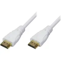 Techly HDMI (Typ A) — HDMI (Typ A) (1 m), Câble vidéo, Blanc