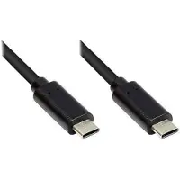 Alcasa Good Connections USB 3.1 (Gen.1) Kabel USB-C schwarz 1m