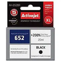 ActiveJet Encre AH-652BR (remplace HP 652 F6V25AE ; qualité supérieure ; 20 ml ; noire)