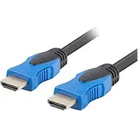 Lanberg Câble HDMI - - CA-HDMI-20CU-0200-BK - 20 mètres - Résolution 3840x2160 - Connecteurs plaqués Or