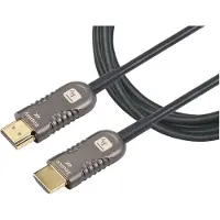 Techly GmbH HDMI2.0 AOC LWL Cable 30 m, Le câble audio-vidéo HDMI haute vitesse actif se caractérise par (30 m), Câble vidéo, Noir