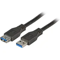 Efbe-Schott K5237.5 USB3.0 Verlängerungskabel A-A St-Bu 5,0m schwarz, Premiu