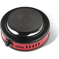 G3ferrari G3 Ferrari Cuisinière électrique portable 500W plaque en fonte rouge réglable