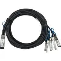 BlueOptics Kompatibles Extreme Networks 10421 BlueLAN passives 100GBASE-CR4 QSFP28 auf 4x25GBASE-CR SFP28 Direct Attach Breakout Kabel, 1M, AWG26 (10421-BL)