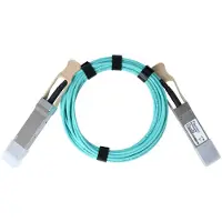 BlueOptics Intel SPTMJP1PMCDF001 compatible AOC QSFP28 BO282803L1M, Émetteur-récepteur, Turquoise