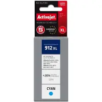 ActiveJet Encre AH-912CRX pour imprimantes HP. Compatible avec HP 912XL 3YL81AE ; qualité supérieure ; 990 pages ; 12 ml, bleu.