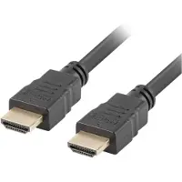 Lanberg CA-HDMI-10CC-0075-BK Câble HDMI 7 5m HDMI type A (standard) Noir (7.50 m), Câble vidéo, Noir