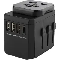 Microconnect Adaptateur de voyage World 3 ports USB A et 1 port USB-C avec