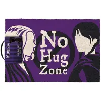 Pyramid Felpudo No Hug Zone Wednesday Mat 60x40x1.5 Cm Violet