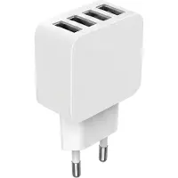 BigBen Interactive Chargeur 4 USB A 5.4A FastCharge Blanc Bigben