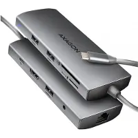 Axagon Multiport-Hub - - HMC-8HLSA - 3x USB-A - HDMI 4K/60Hz - Gigabit LAN