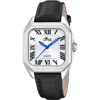 Lotus Montre à affichage analogique '- Watch Square - Quartz watch movement - Watch case width: 35 mm' noir