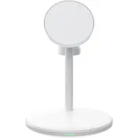Green Cell MSST-GC-3IN1-W mobile device charger Headphones, Headset, Smartphone, Smartwatch White Wireless charging Auto