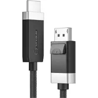 Alogic FUDPHD2-SGR, 2 m, DisplayPort, HDMI, Mâle, Mâle, Droit (2 m), Câble vidéo, Noir, Gris