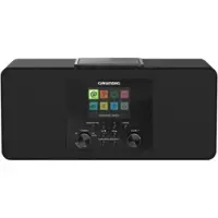 Grundig Radio Internet et numérique tout-en-un DTR 6100 2.1 DAB+ WEB DAB+ Radio Internet, Couleur:Noir