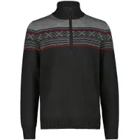 CMP 7h77510 Half Zip Sweater Noir 4XL Homme