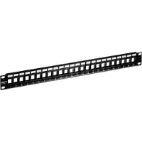 Trendnet Panneau de brassage TC-KP24 (panneau vierge), Serveur : accessoires, Noir