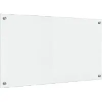 Syfax Crédence de cuisine Transparent 90 x 50 cm verre trempé
