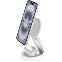 Belkin Chargeur Sans Fil WIZ035kqwh Boostcharge Qi2 15w Z-fold 2 En 1