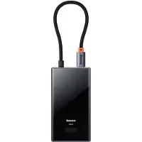 Baseus Hub USB-C PioneerJoy, gris, avec 4 ports USB-A 3.0