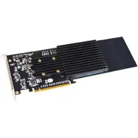 Sonnet Technologies Sonnet FUS-SSD-4X4-E3S, PCIe, M.2, Full-height / Full-length, PCI 3.0, noir, gris, États-Unis