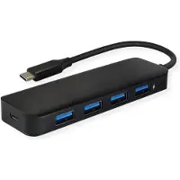 Value Hub USB 3.2 Gen 1, 4x, câble de connexion type C