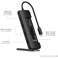 Satechi ST-UCHSEK station d'accueil Avec fil USB 3.2 Gen 2 (3.1 Gen 2) Type-A Noir